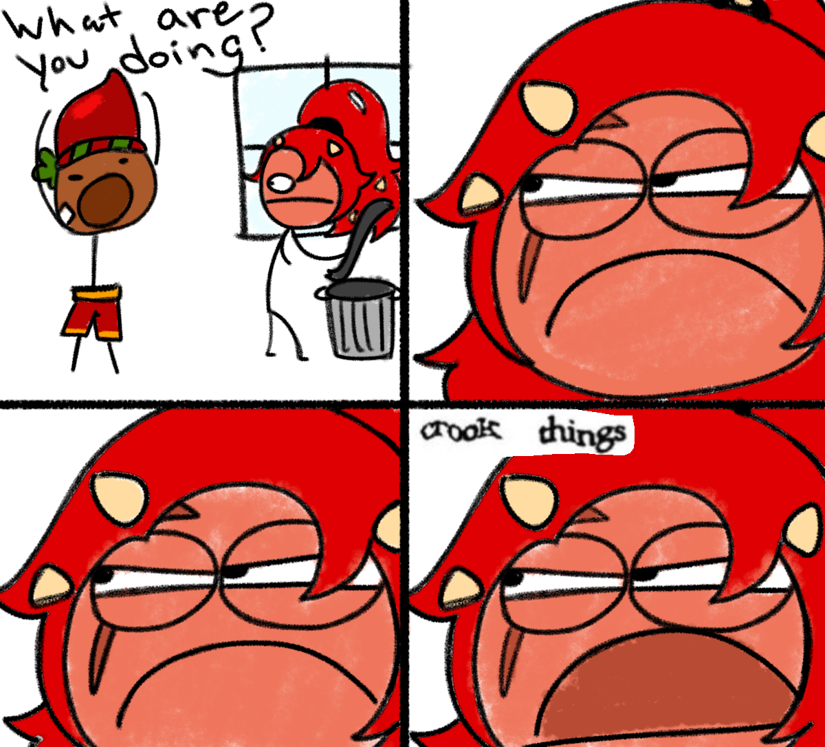 plants-and-swords:  Me, crying: p-please, i just want to d-draw something normal