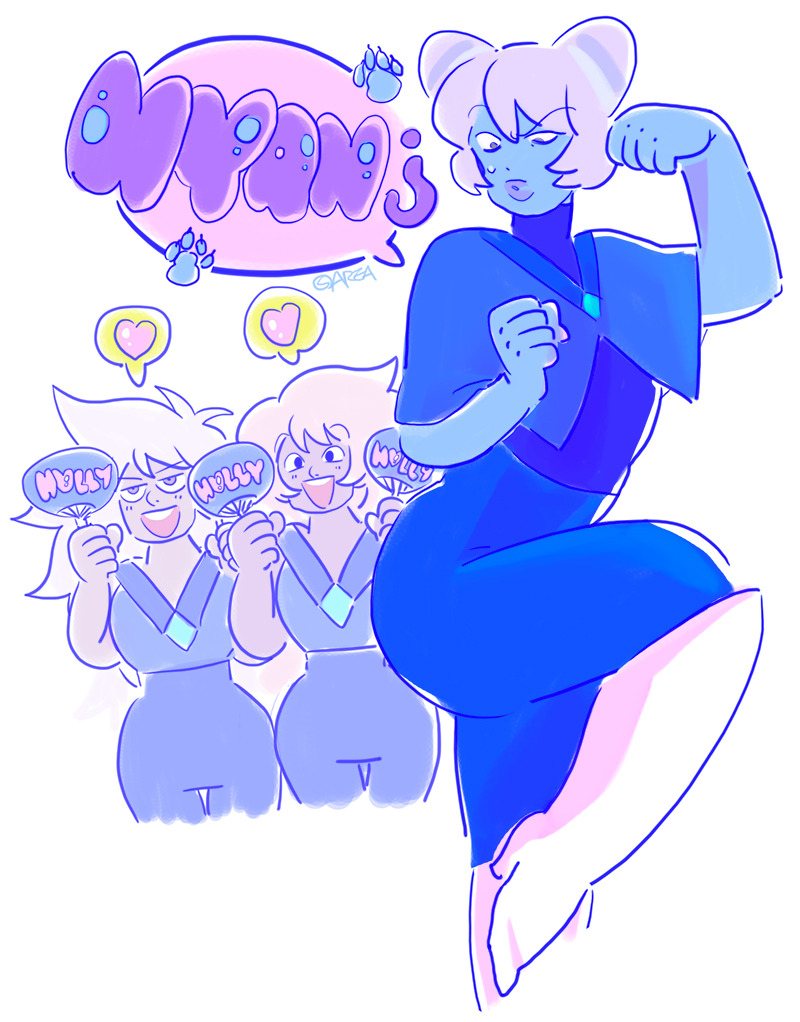 im-area:  [Steven Universe] Holly-Nyan, Agate-Nyan