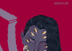 annadeef-art: Widowmaker Halloween Monster Skin – [[[KO-FI]]] Full resolution on @artbytesslyn‘s Patreon – [[[HERE]]] 