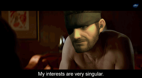 thatkindoffangirl:  A summary of MGS3     TACTICAL ESPIONAGE ?????