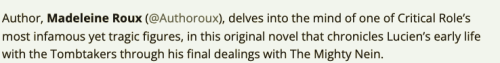 HAPPY PRIDE WERE GETTING A LUCIEN ORIGINS STORY!!! LUCIEN FINDING THE EYES OF NINE!! HIS CHILDHOOD IN