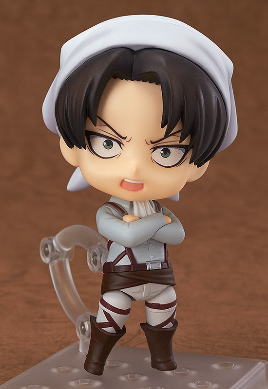  Good Smile Company releases previews of the Cleaning Levi Nendoroid!  I knew this