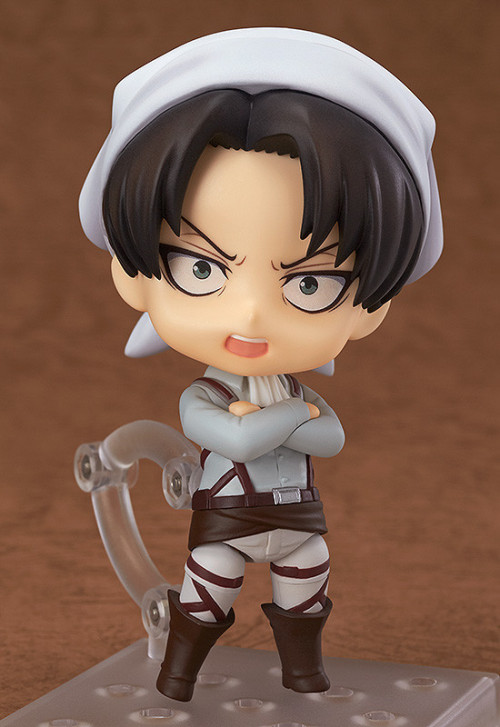  Good Smile Company releases previews of the Cleaning Levi Nendoroid!  I knew this was coming…! Arrrrrgh, my wallet.