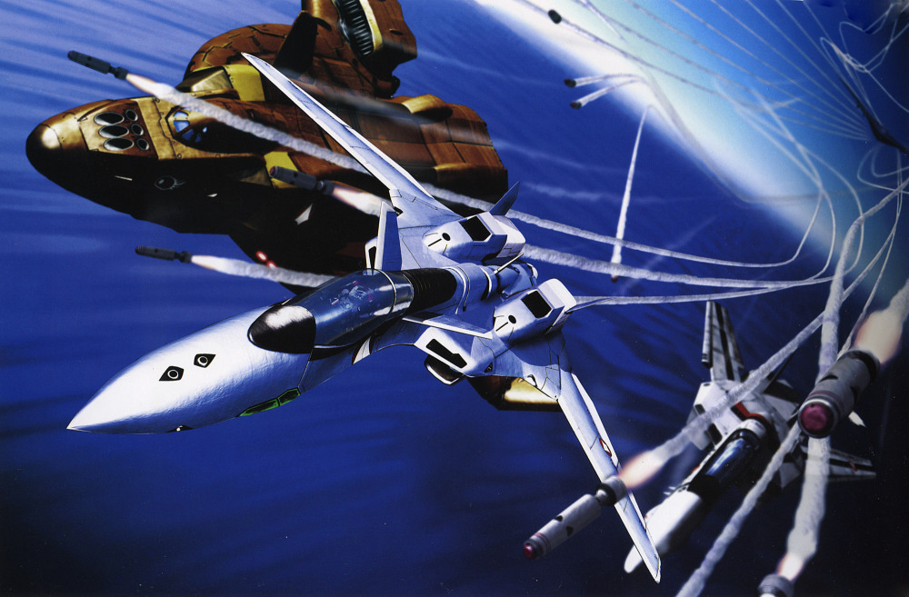 faustuszero:  Tenjin Hidetaka: Art Works of Macross – Valkyries