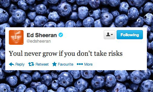 ammericanaexotica:  Ed Sheeran & twitter               