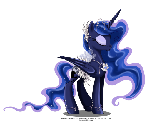 hundekuche-displosio:  May Festival Pony - Luna by selinmarsou  Ooo, pretty~ <3