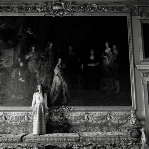 catharinethegreat: The Countess of Pembroke (Claire) in the Double Cube Room, Wilton House, October 