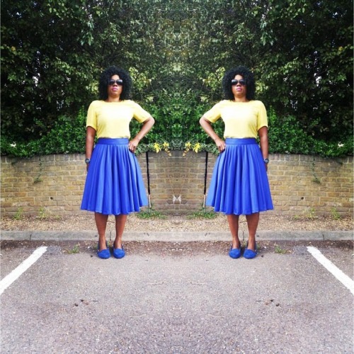 Double circle blue skirt #Vivimade #custommade #fashionbombdaily #instastyle #londonfashion #sewingb