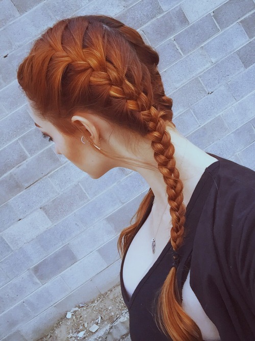 Double French braid