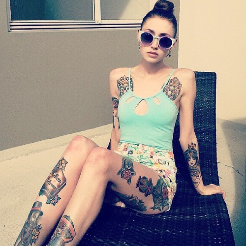 dont-forget-about-inked-girls:  More here Dont Forget About Inked Girls