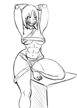 thedarkeros:  decided to doodle some more mileena :3enjoy  Mileena my love &lt;3 &lt;3 &lt;3