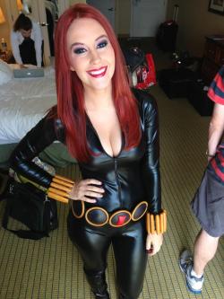 demonsee:  Meg Turney as Black Widow 