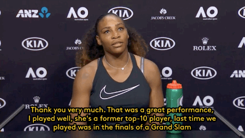 brattynympho:  iamnotjody:   killmongerskingdom:   refinery29:   Watch: Serena Williams just masterfully defended herself against a manipulative reporter and gave us all a world class lesson in self love at the same time There are 101 ways this exchange