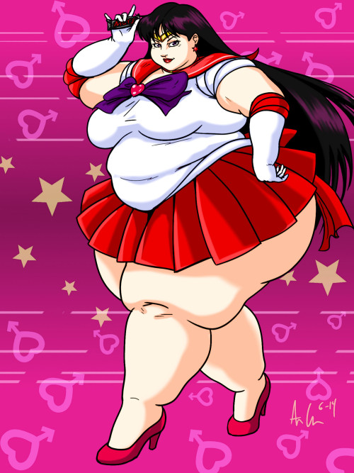 ssbbwkiyomi: ray-norr: Sailor Mars! Omg love this