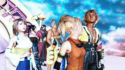   ff meme: [1/3] colours   »  blue (final fantasy x) 