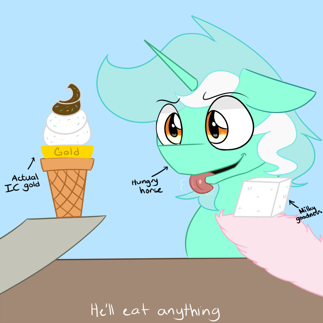 ask-guyra:  Anything! Featuring hooves of askrobotoctavia-mark5 and gregzemedic(well