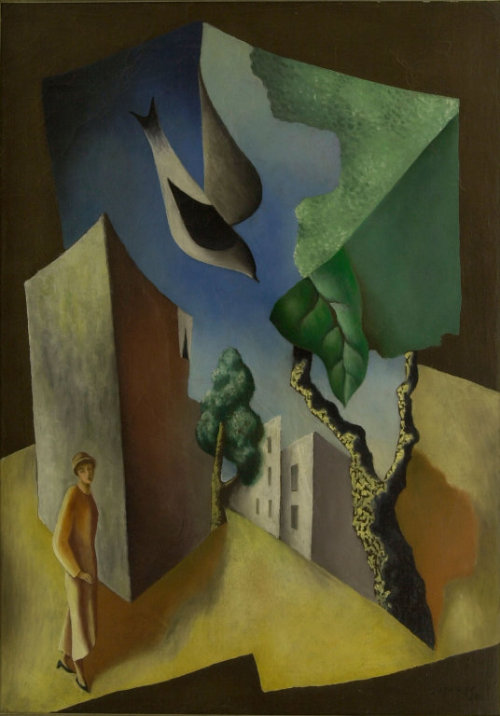 herzogtum-sachsen-weissenfels:Léopold Survage (French, born Russia, 1879-1968), Abstract City