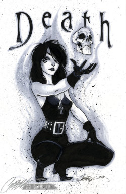 thepixpost:     Neil Gaiman’s DEATHby *J-Scott-Campbell