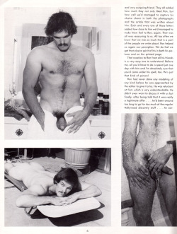 unknownvintagemalemodels:  From IN TOUCH SPECIAL EDITION vol 1 no 1 (1975) Model is Ron Fraser