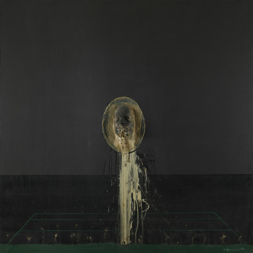 transistoradio:  David Lynch (b.1946), Man Throwing Up (1968). Via NYR Daily. 