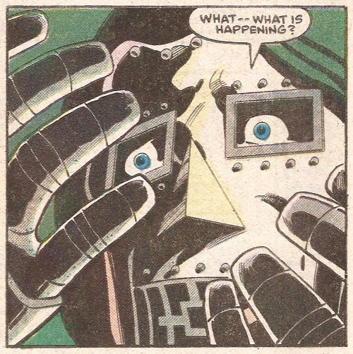 What Is Happening? (by Mike Zeck & John Beatty from Secret Wars #10, 1985)