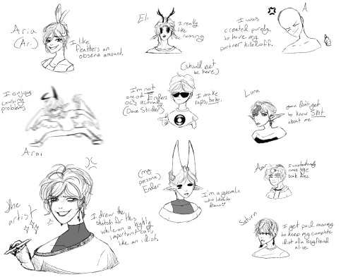 Behold Some Oc Headshots