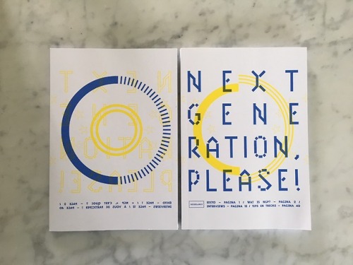 Stephanie SpechtNext Generation, Please! booklet, 2018via @tt-typeface