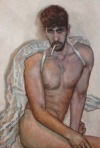 Porn Pics ydrorh:Ravid, 2020, Oil on canvas, 110x75