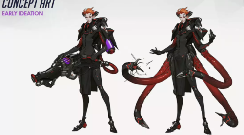 its-supercar:THEY WERE GOING TO GIVE HER TENTACLES BUT CHICKENED OUT WTF! LIKE THE RELEASED DESIGN I