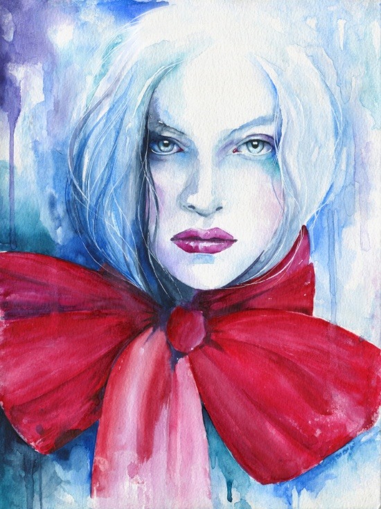 artagainstsociety:  Sexy Watercolor Paintings by Cora-Tiana  