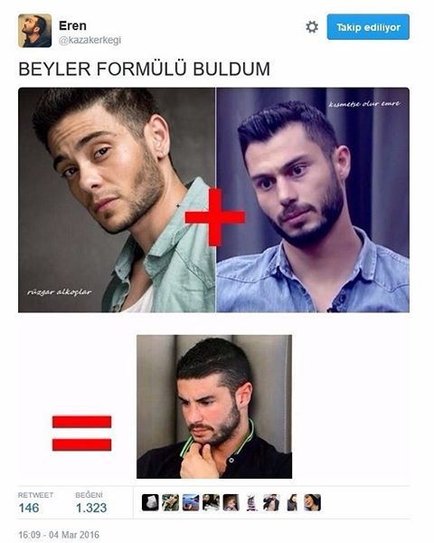 Beyler formülü buldum

+  =