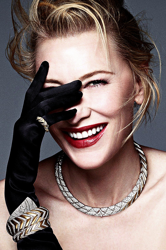 Cate Blanchett wore custom Louis Vuitton repurposed High Jewelry