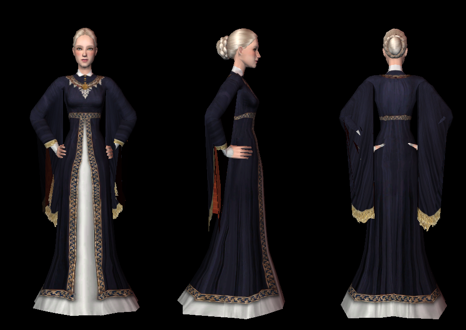 12Raben's Simblr — Les Très Riches Heures - Epic Dress Recolours