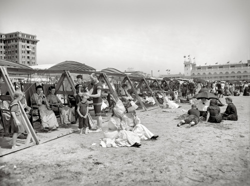 vintageeveryday: 20 vintage pictures of Atlantic City beach in the 1900s