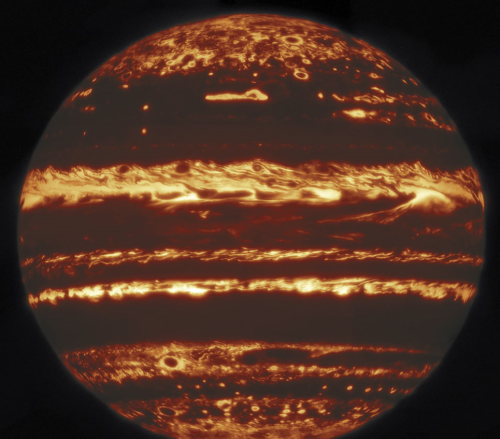 the-wolf-and-moon: Jupiter in Infrared, Fire Planet