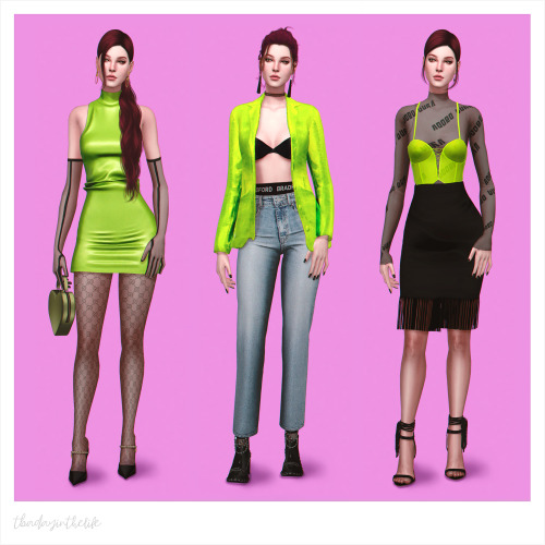 LOOKBOOK: Neon Green1. Dress - “High-neck Cocktail Dress” by @4w25-ccShoes -&n