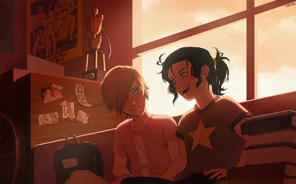puffoon:  these summer afternoons are different, because of you. my life is different,