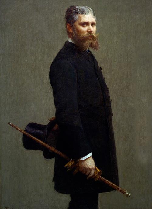 “Portrait of Léon Maître,” by Henri Fontin-Latour.