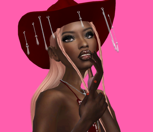 xohoneysims: obsessed w this hat by @ts4-parise &lt;3 BEAUTY I love the way you decided to use t