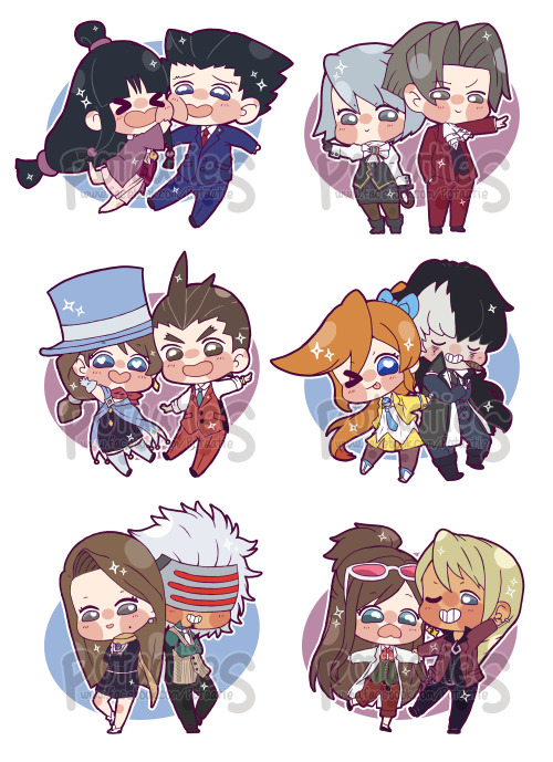 potaaties:New charms set!!“Ace Attorney: Best Duo” ♥