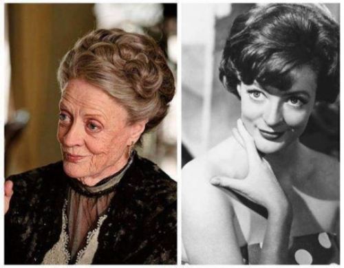 petercapaldingo:  tybalt-tisk:  Can we talk about how gorgeous Maggie Smith is? 