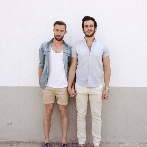 jarelion:  these two cutie pies just got engaged! congratulations luke and marcus! 