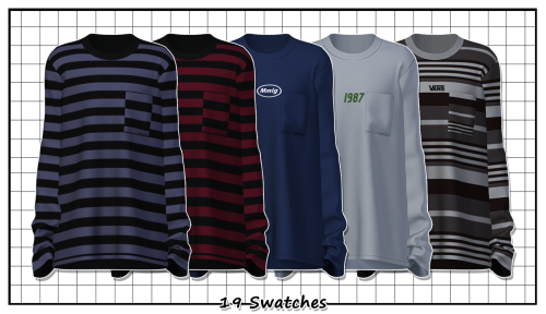 ► Butter T-ShirtNew MeshAll LOD’s25 SwatchesHQ CompatibleTeen to EldersDOWNLOAD (Public)►