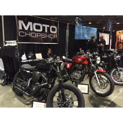 Took over @motochopshop booth for a bit yesterday