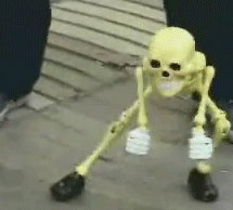 barkharley:  IT IS THE FIRST OF OCTOBER IT IS TIME TIME FOR SPOOKY SCARY SKELETONS 