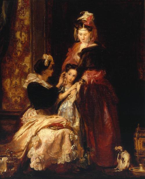 The First Ear-Ring, by David Wilkie, 1834-35