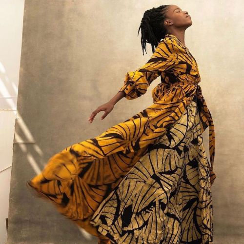 Love it @amandascgorman wearing #madeinghana @studiooneeightynine in her @voguemagazine feature real