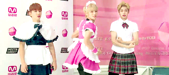 MONSTA X — pretty maids trying to appear manly