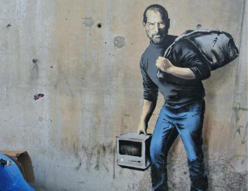 nevver:Syrian refugee, Banksy