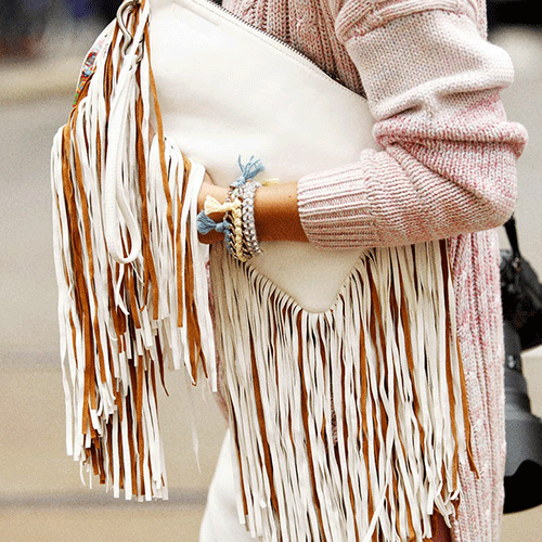 wantering-blog:7 Ways to Wear Fringe This SummerIt’s official: fringe is back in full swing! Trimmed